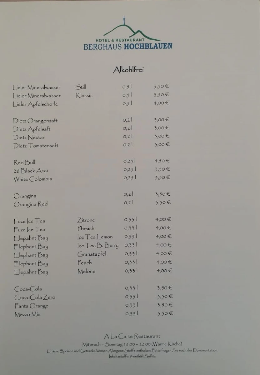 Speisekarte photo 2
