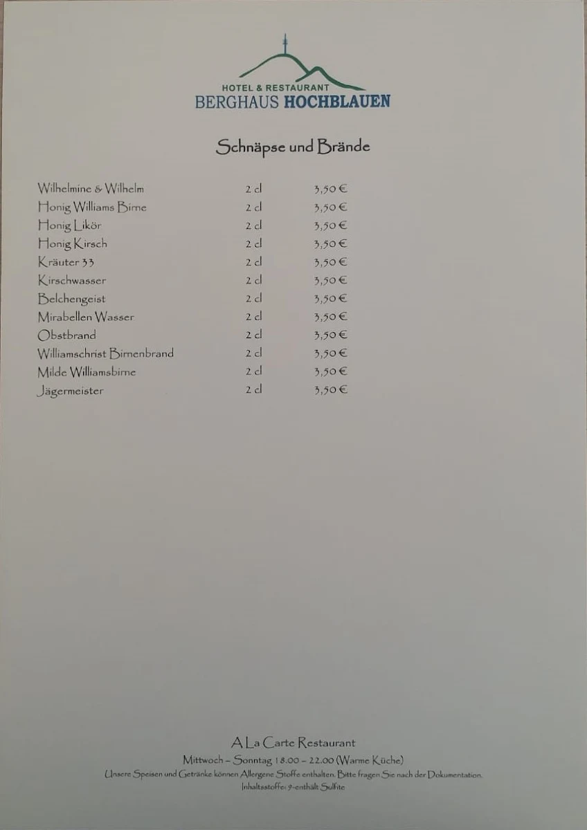 Speisekarte photo 8