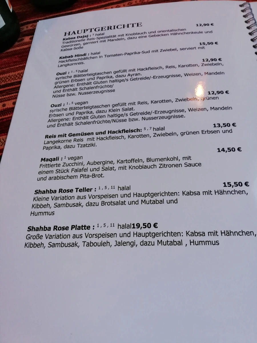 Speisekarte photo 2