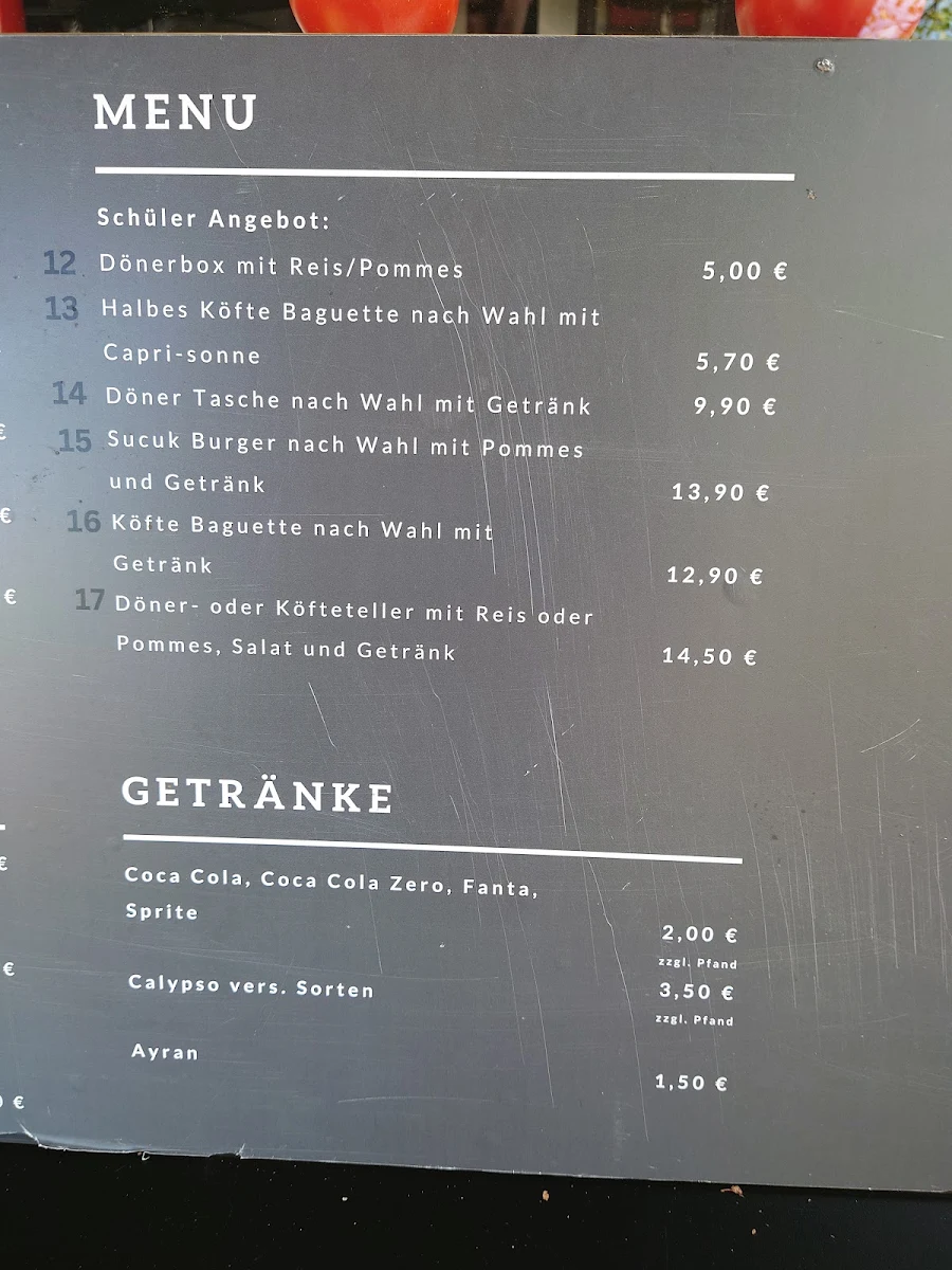 Speisekarte photo 2