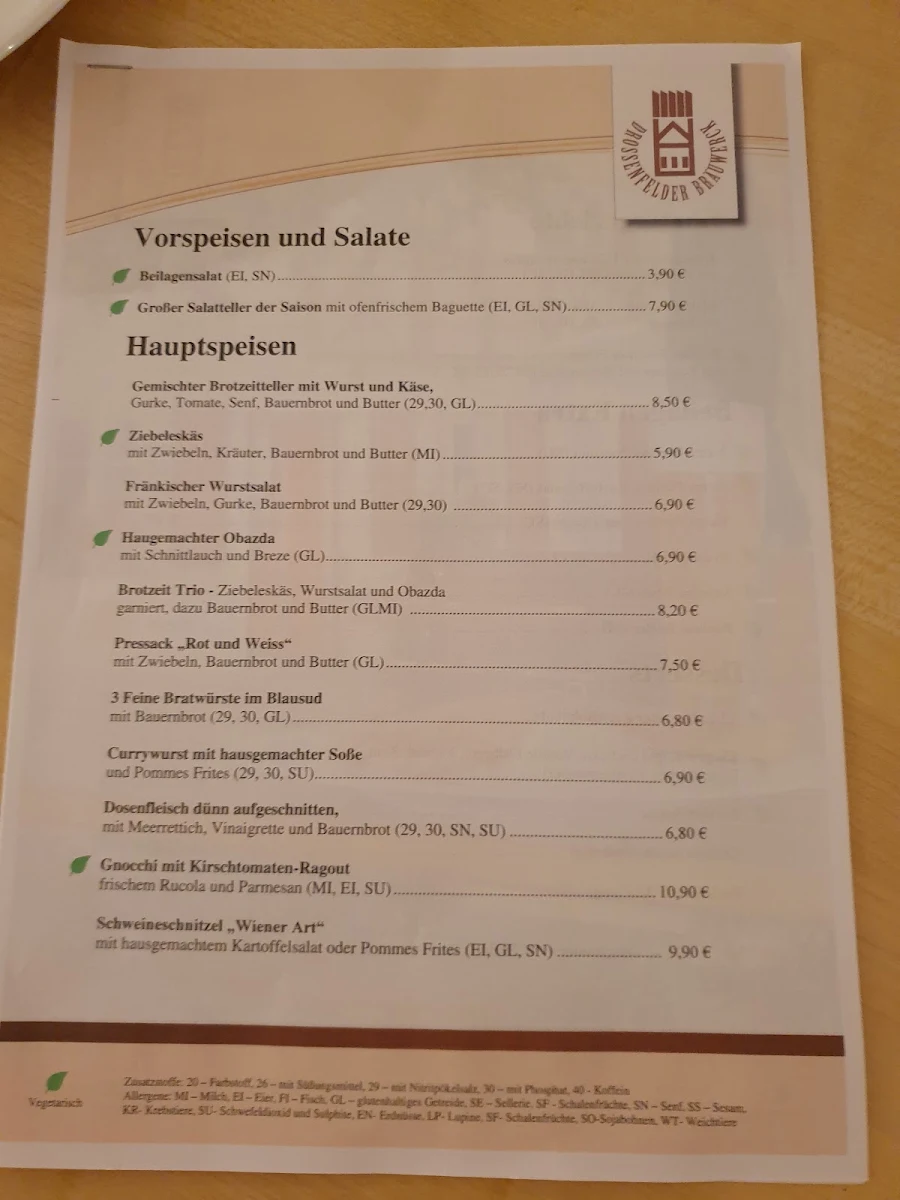 Speisekarte photo 9