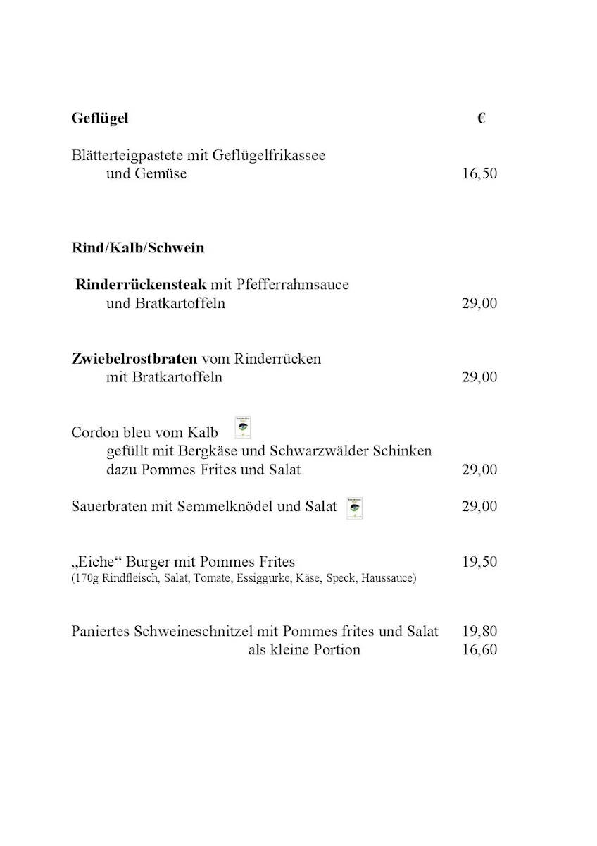 Speisekarte photo 5