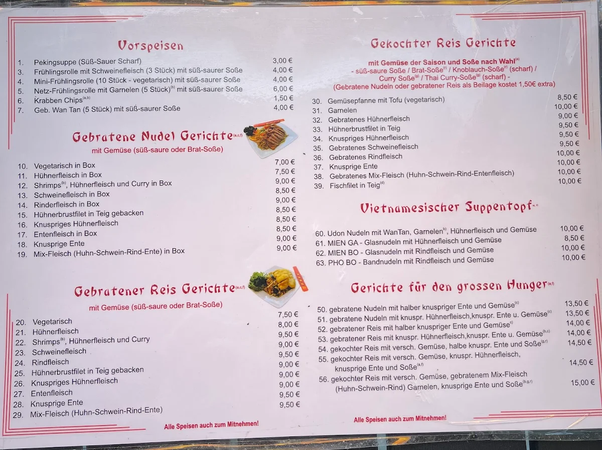 Speisekarte photo 2