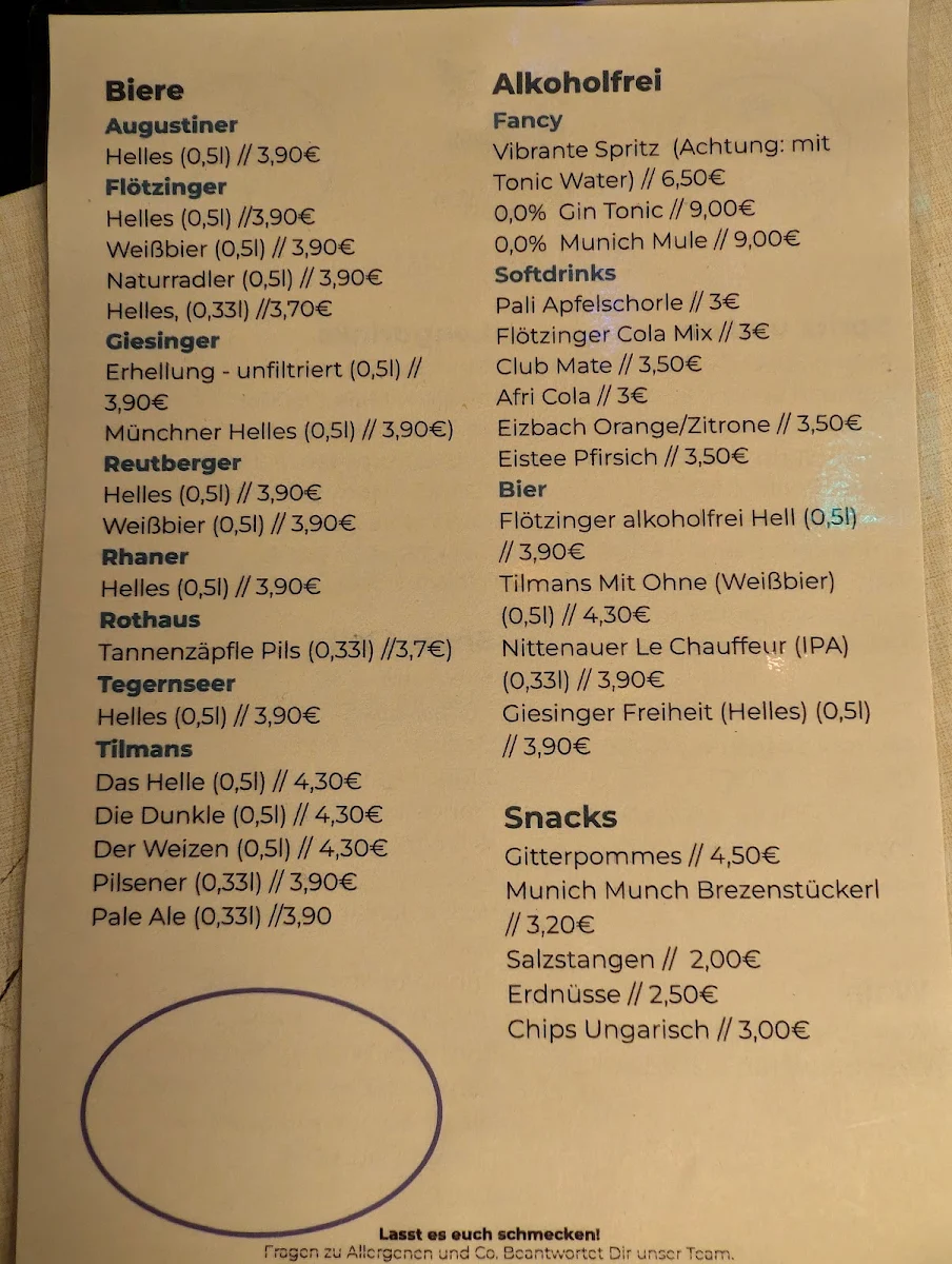 Speisekarte photo 3