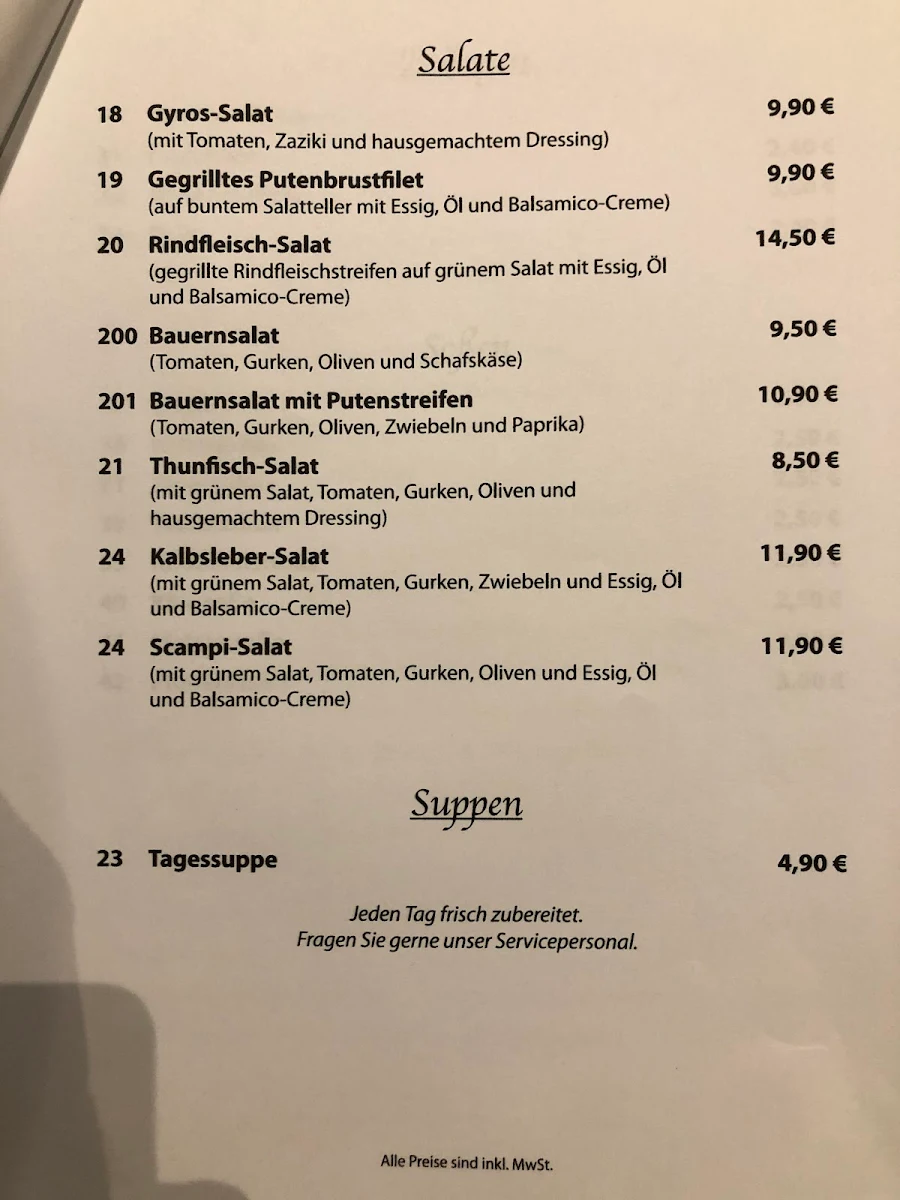 Speisekarte photo 6