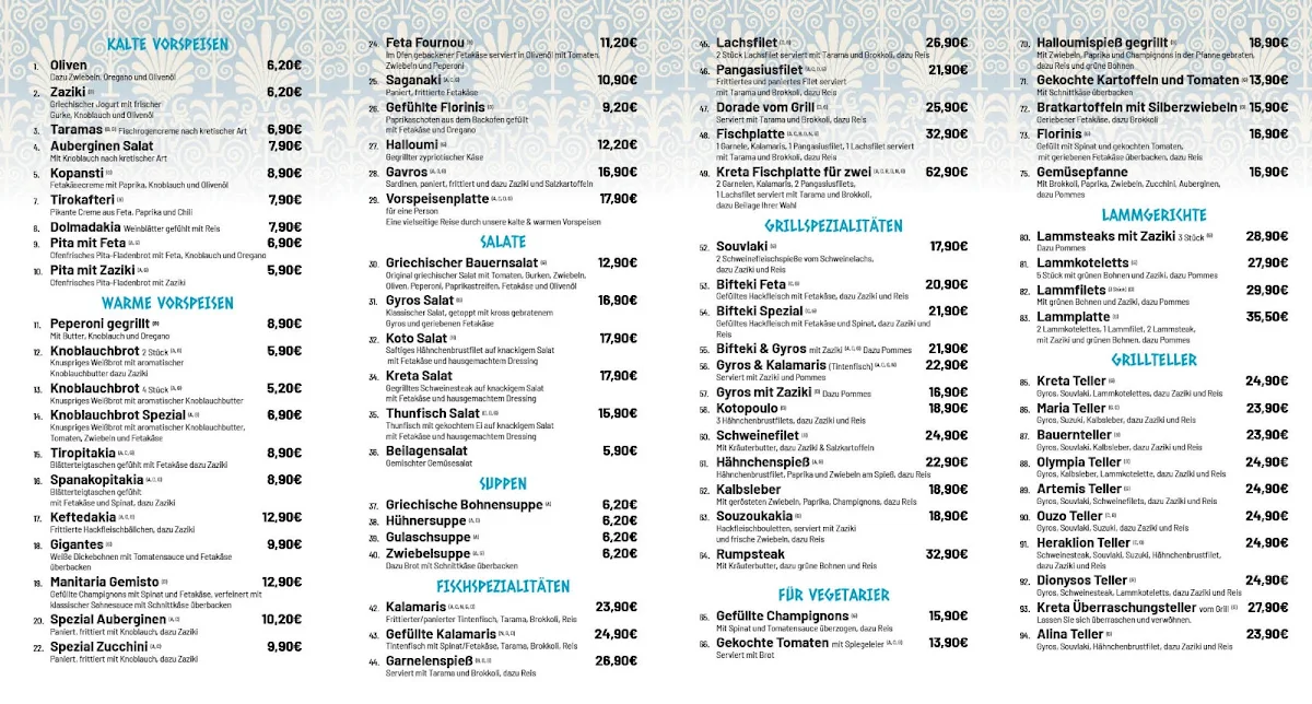 Speisekarte photo 2