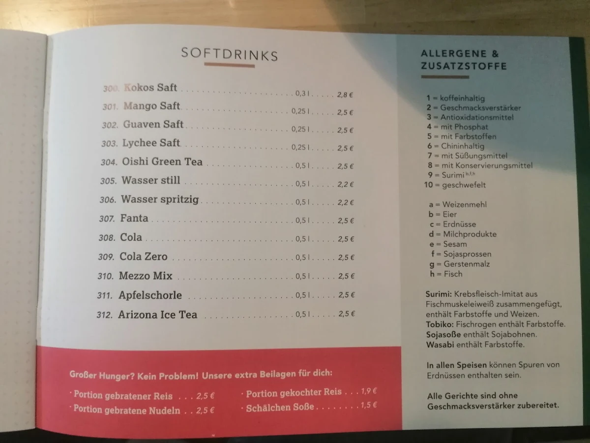 Speisekarte photo 6
