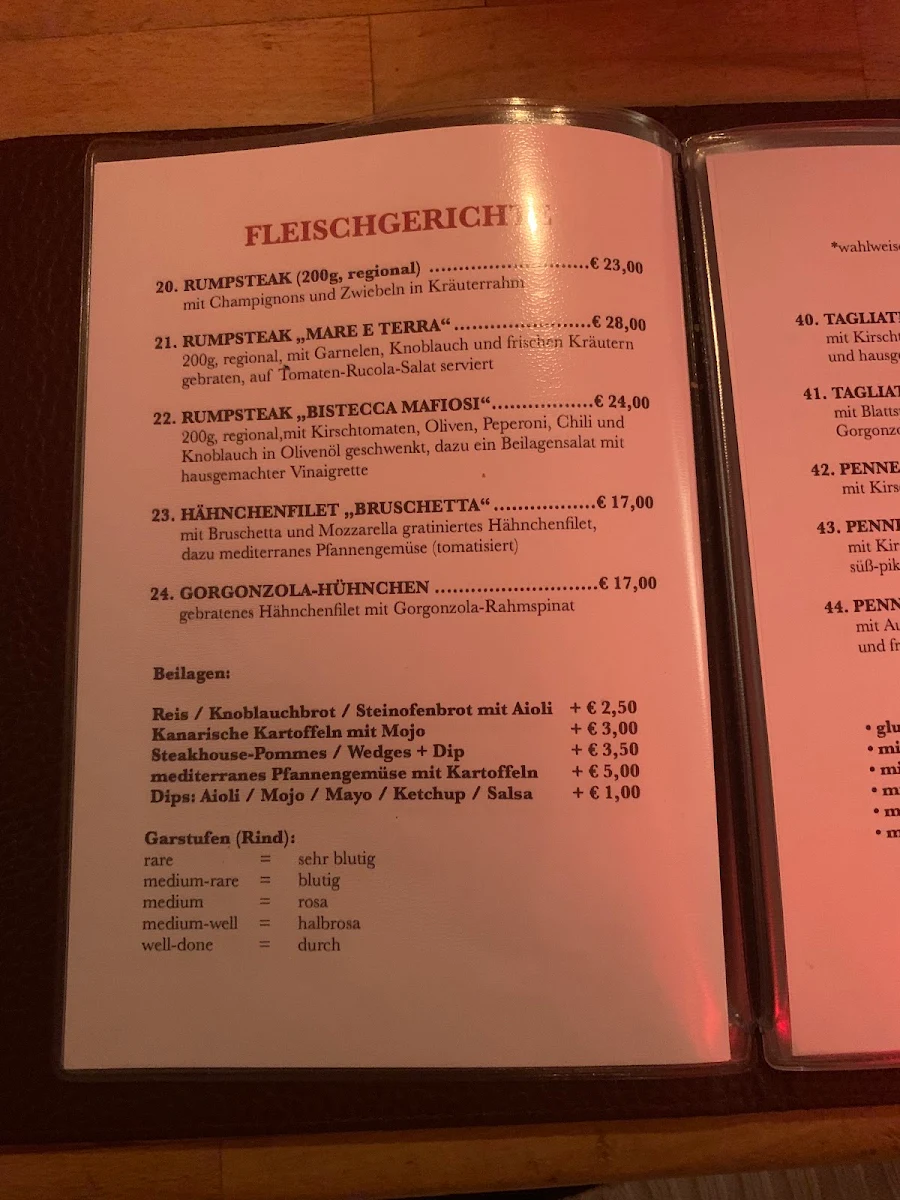 Speisekarte photo 1