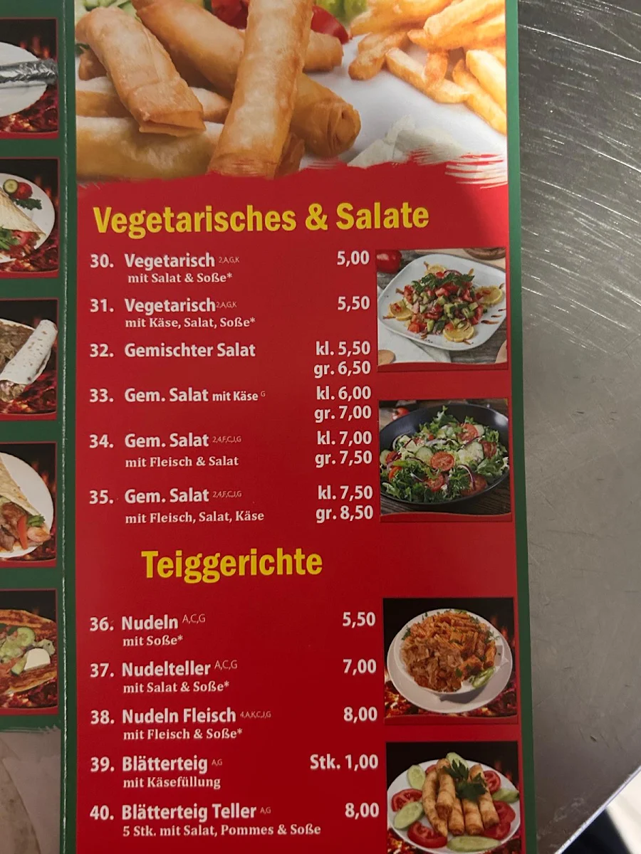 Speisekarte photo 2