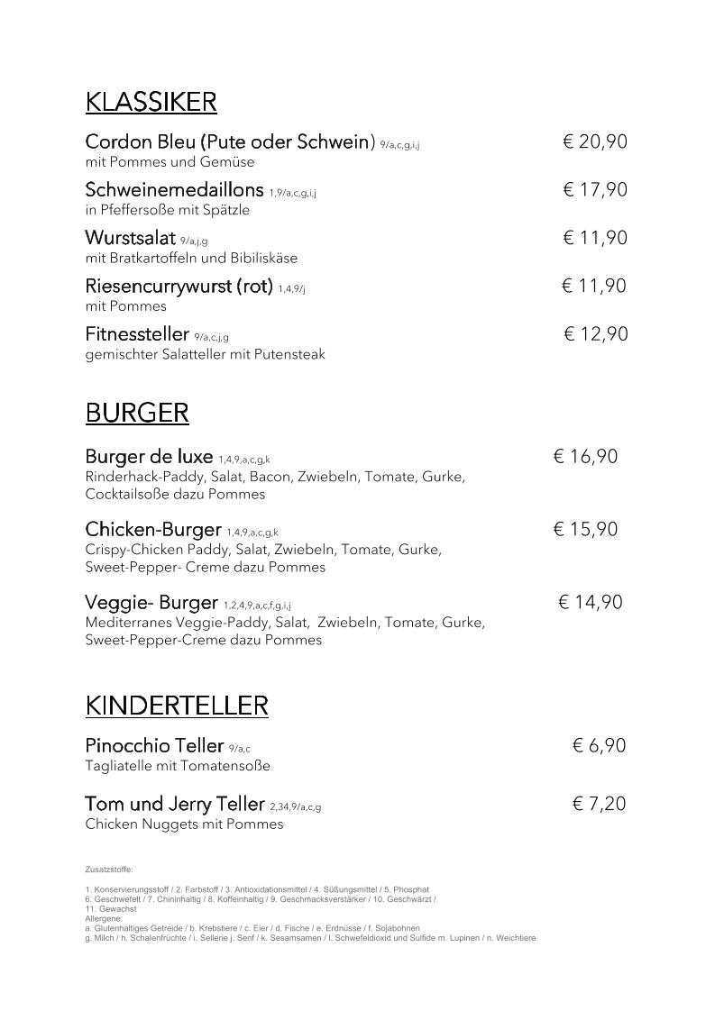 Speisekarte photo 1