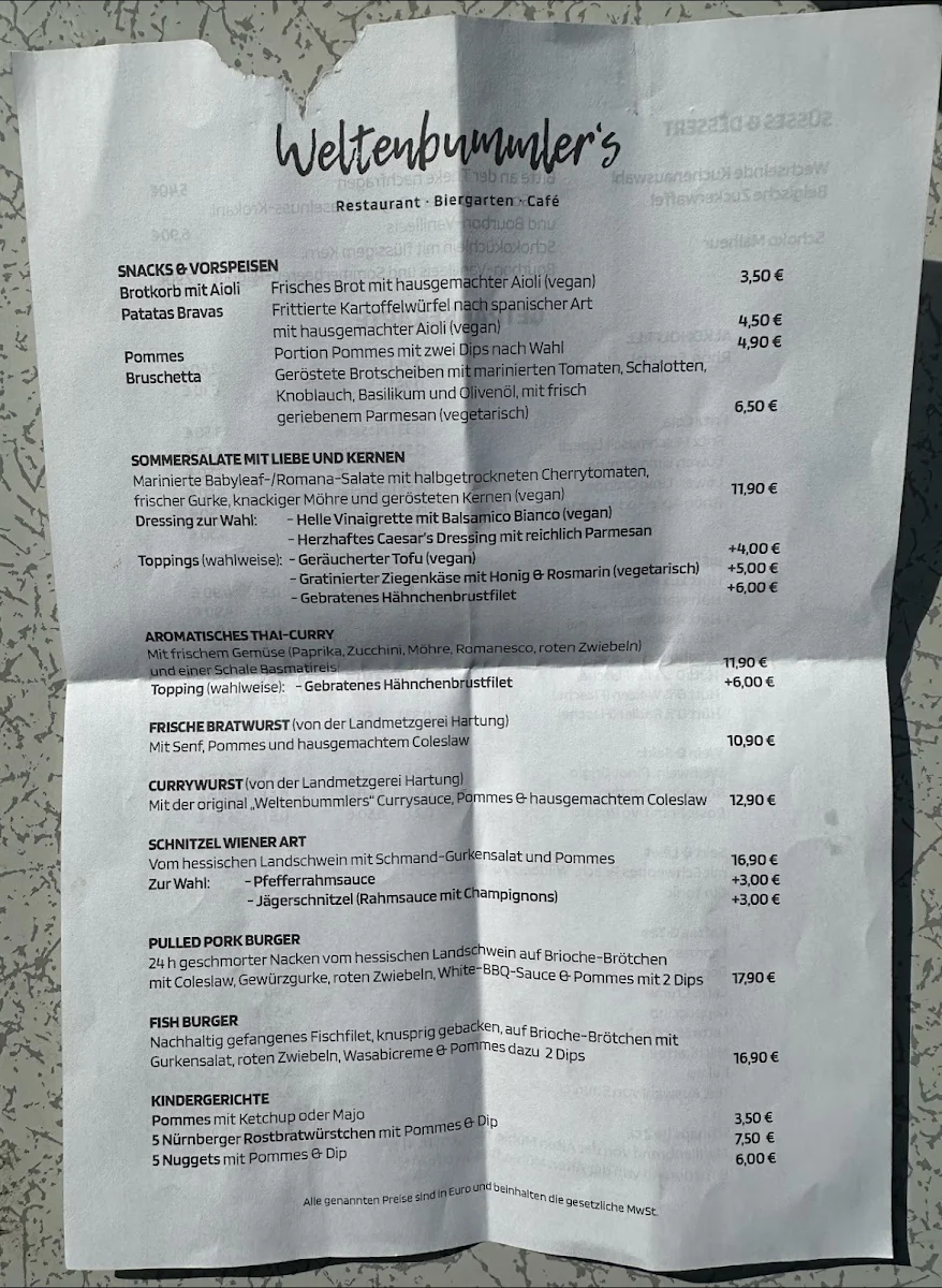 Speisekarte photo 2