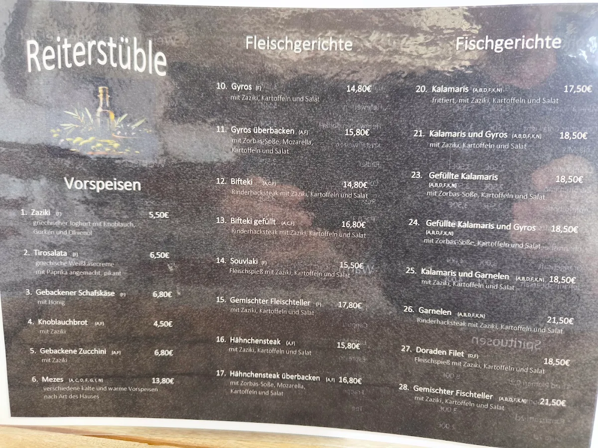 Speisekarte photo 1