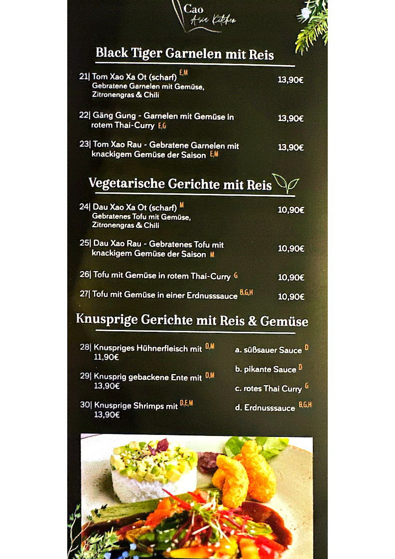Speisekarte photo 2