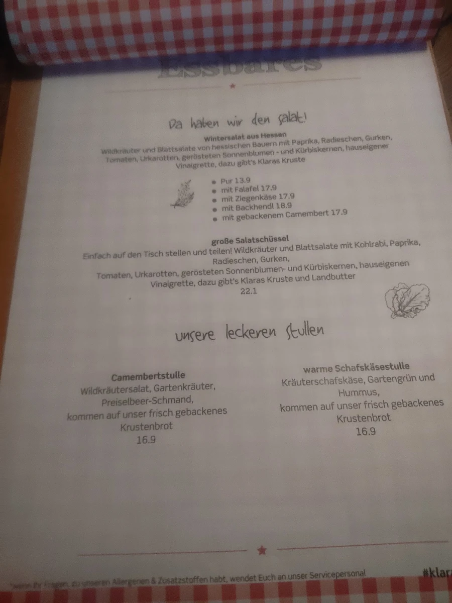 Speisekarte photo 4