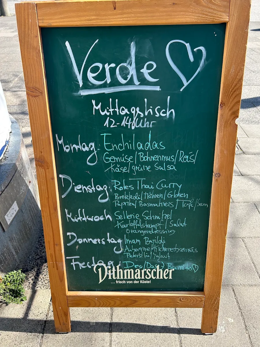 Speisekarte, Verde
