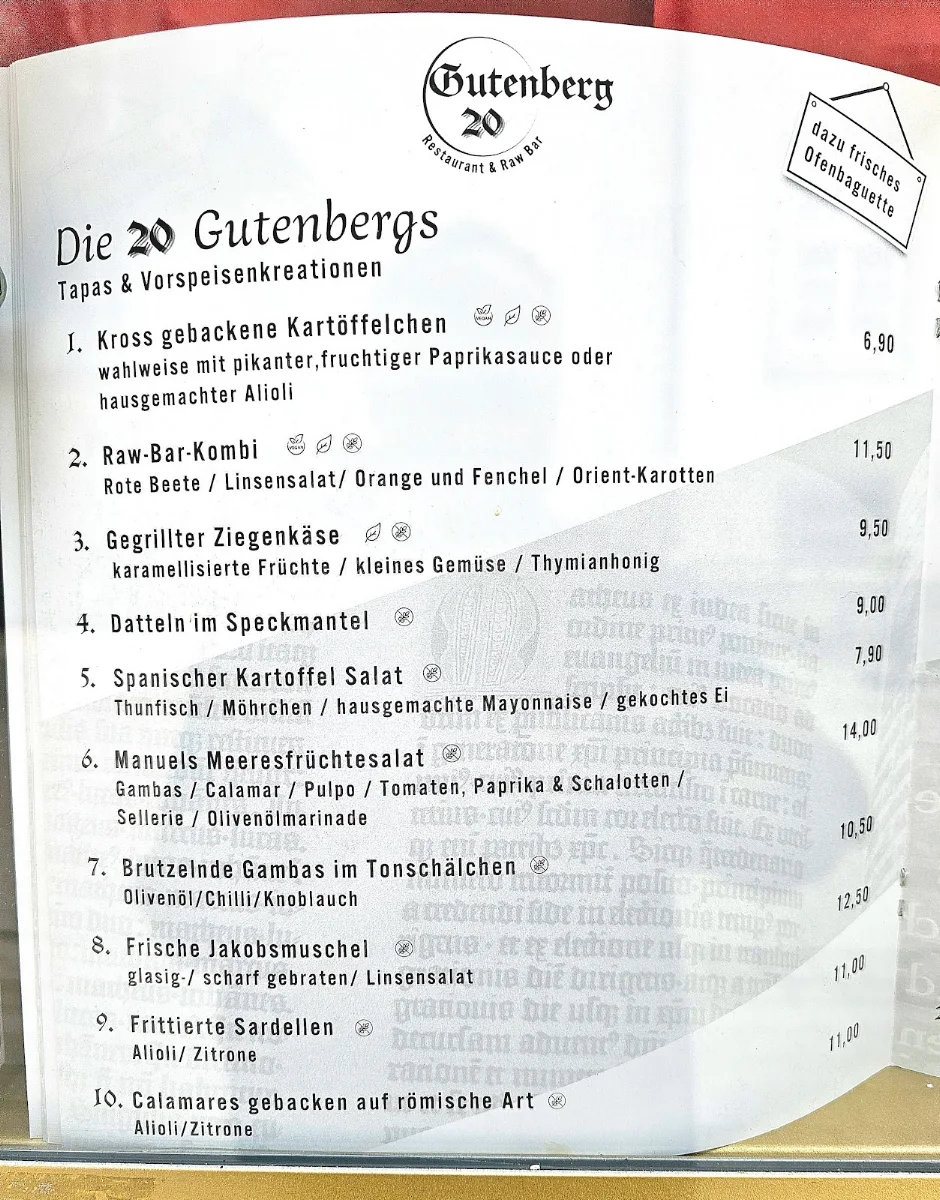 Speisekarte photo 1