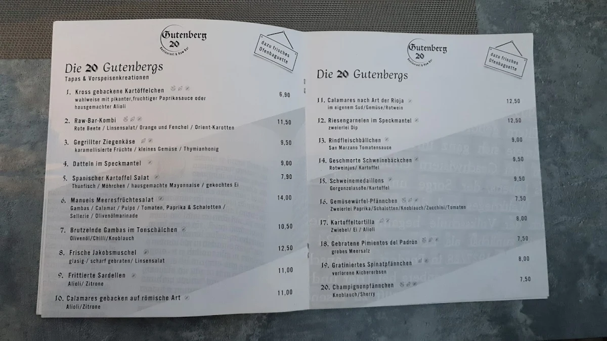 Speisekarte photo 2