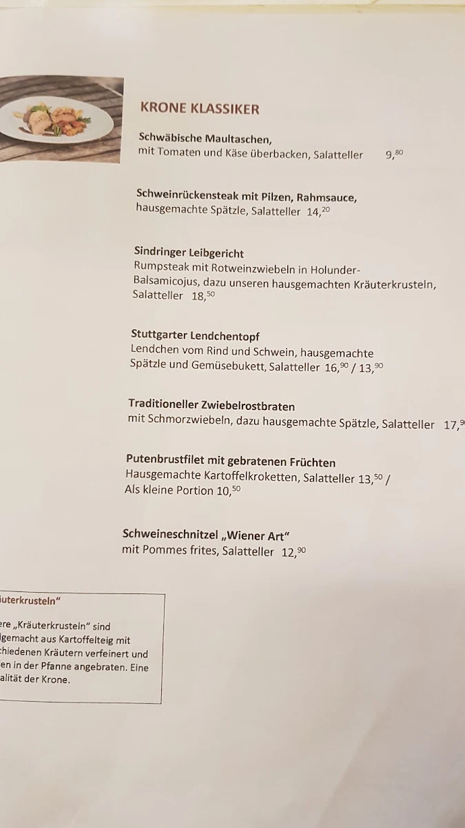 Speisekarte photo 2