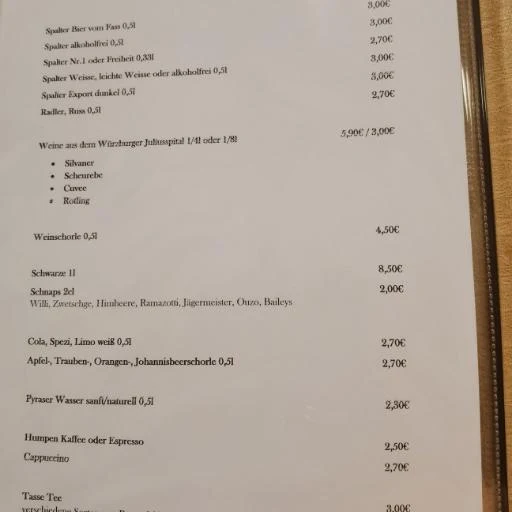 Speisekarte photo 1