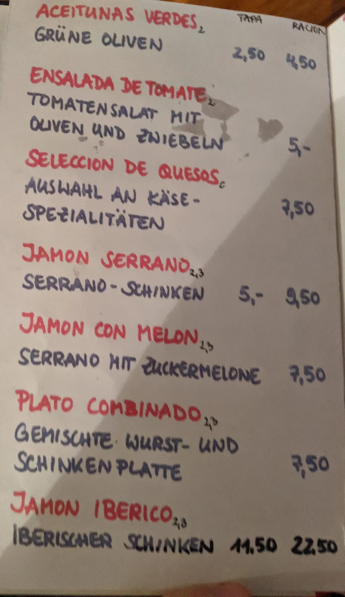 Speisekarte photo 3