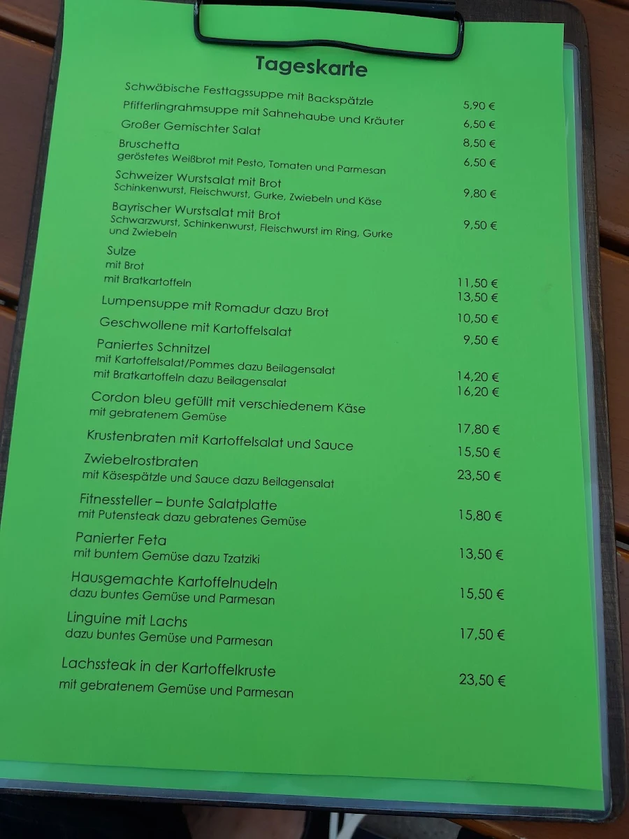 Speisekarte photo 1