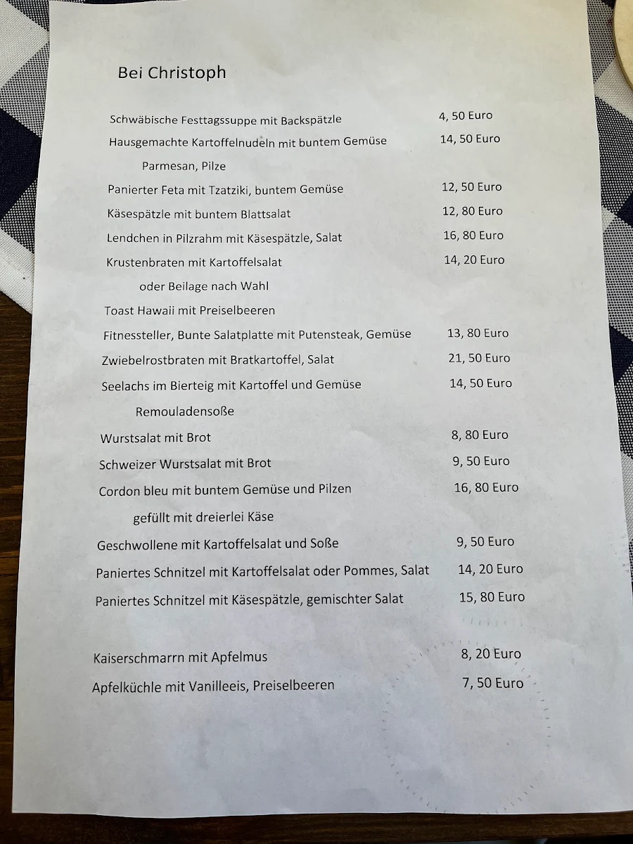 Speisekarte photo 2