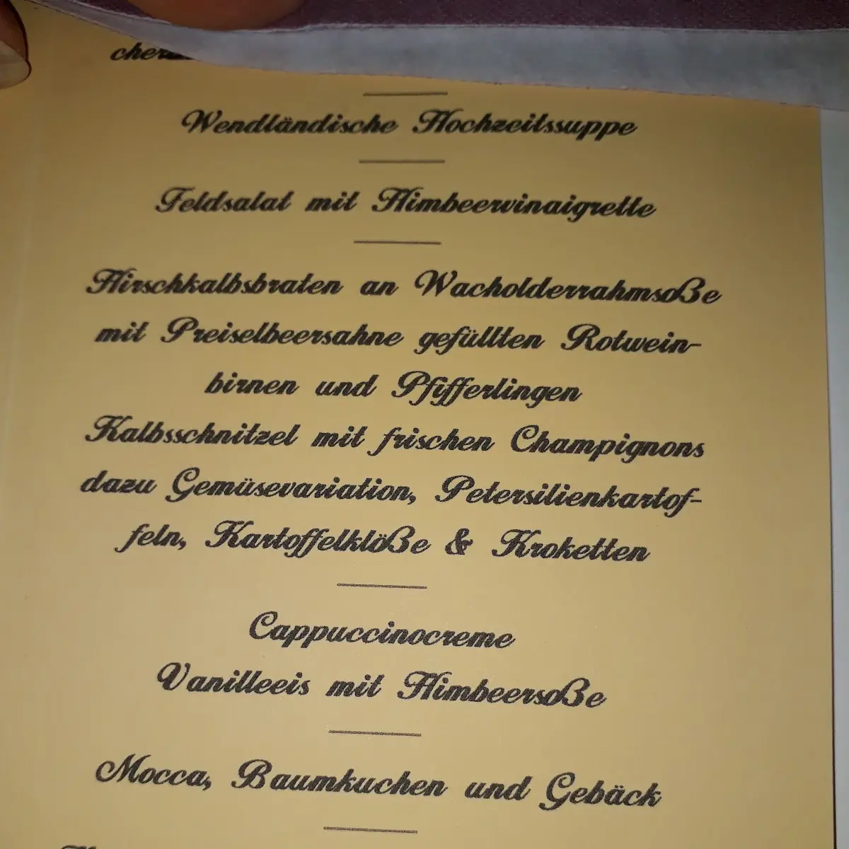 Speisekarte photo 1