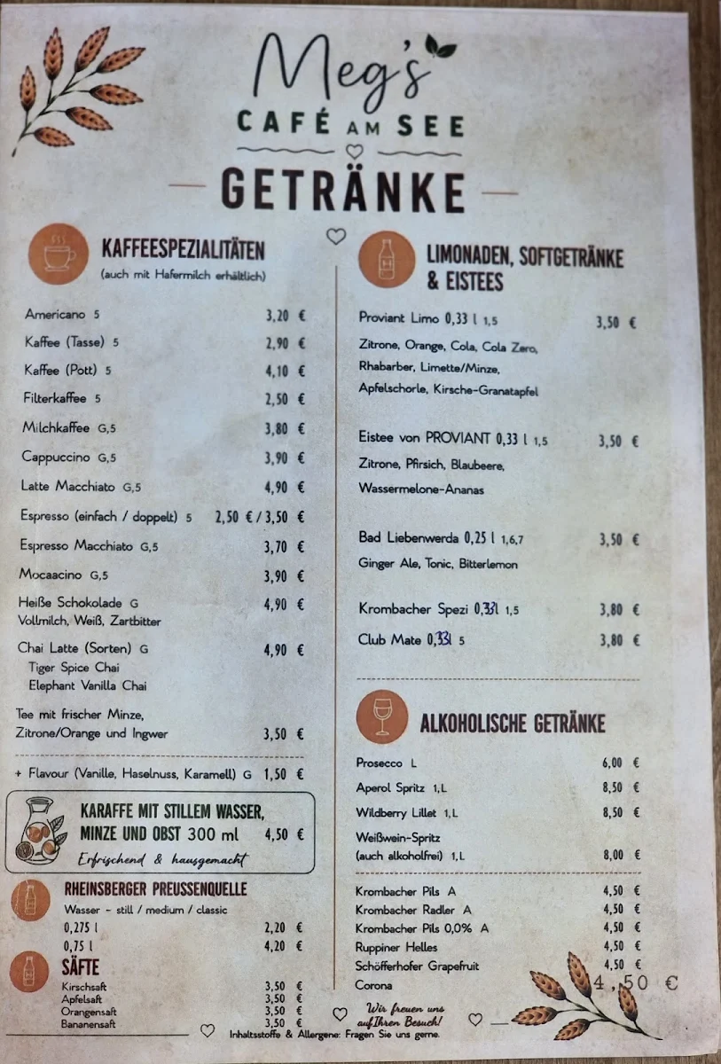 Speisekarte photo 1