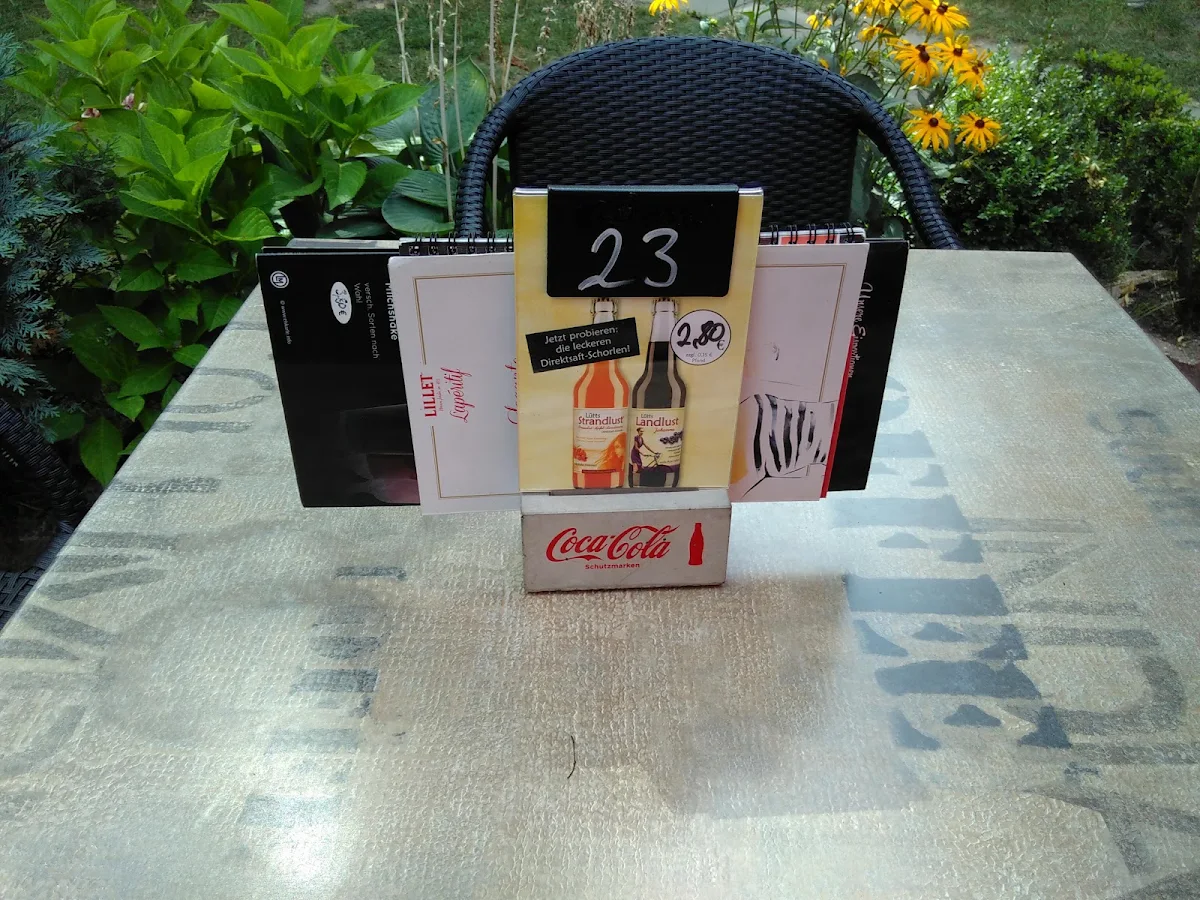 Speisekarte, Café Alte Sägerei