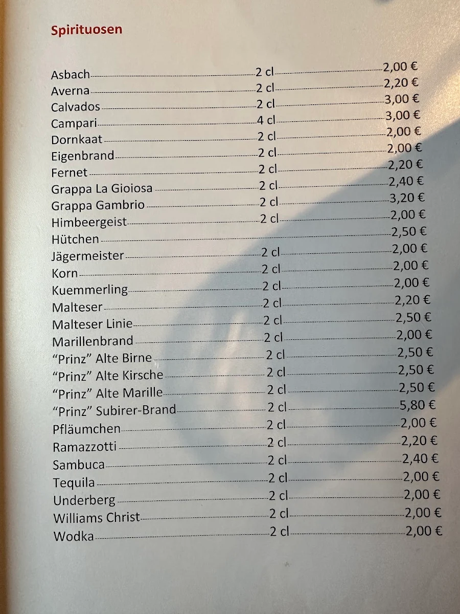 Speisekarte photo 1