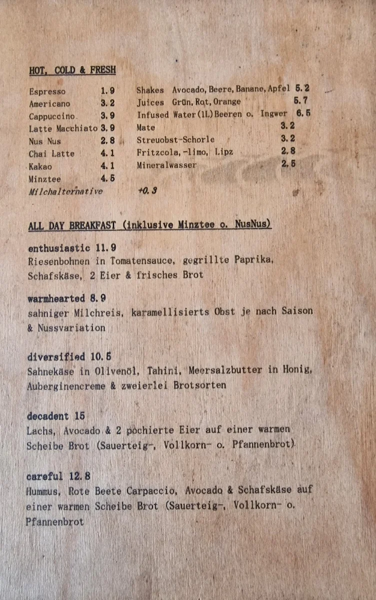 Speisekarte photo 2