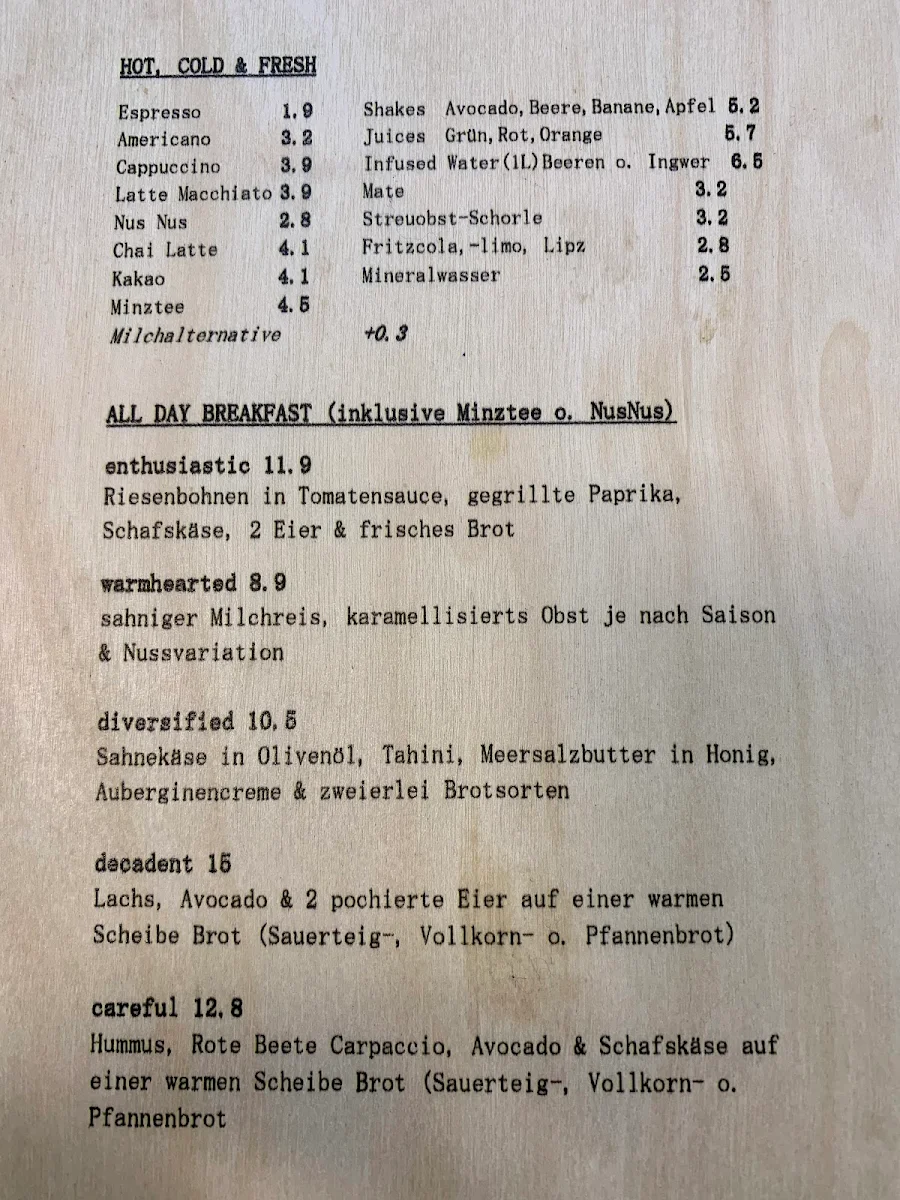 Speisekarte photo 3