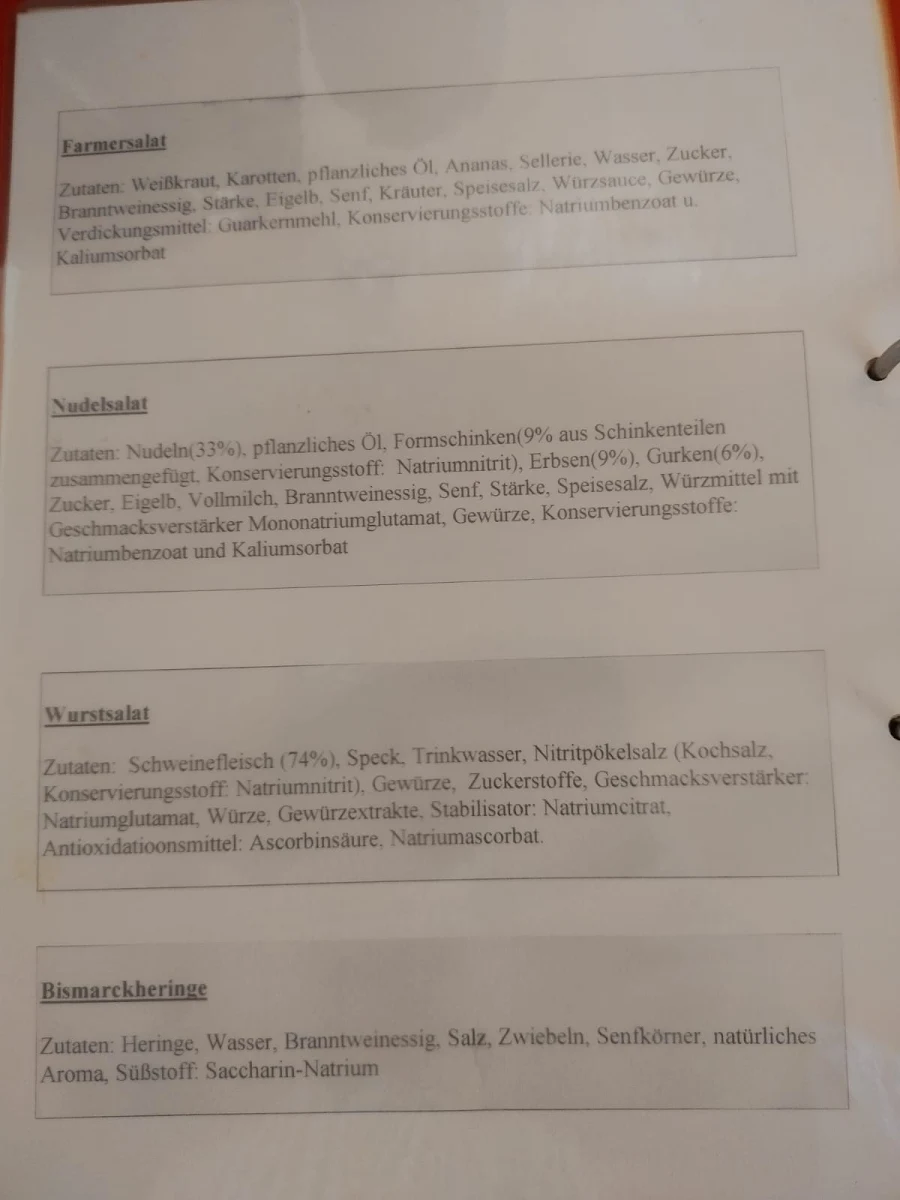 Speisekarte photo 2