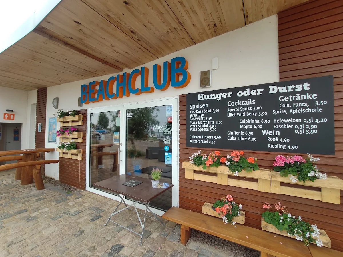 Speisekarte, Beachclub Schladitzer See Leipzig