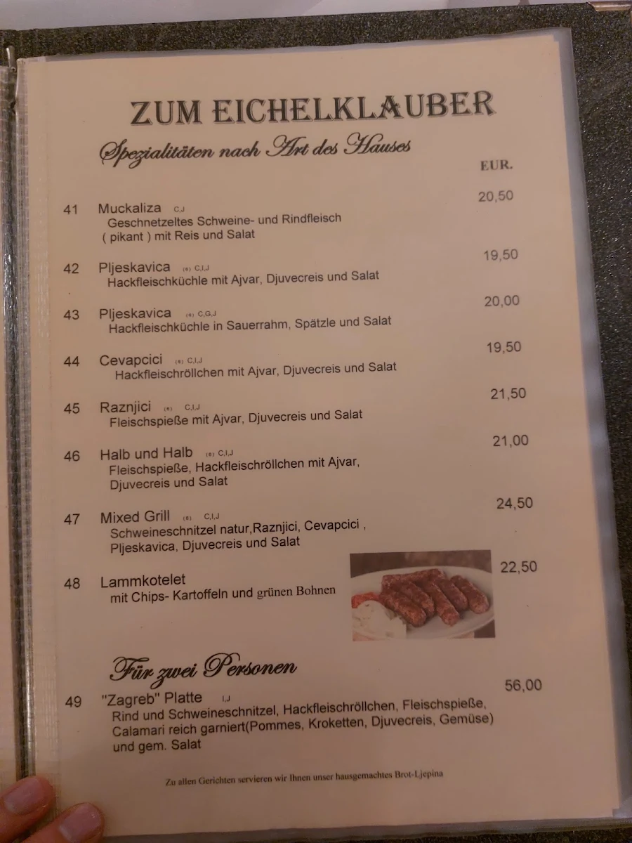 Speisekarte photo 2