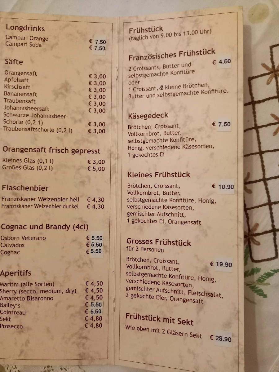 Speisekarte photo 1