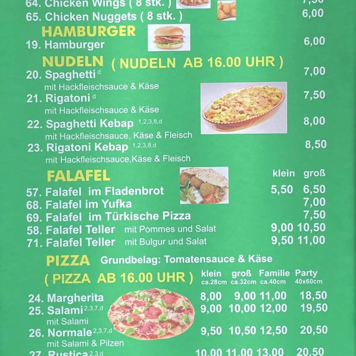Speisekarte photo 2