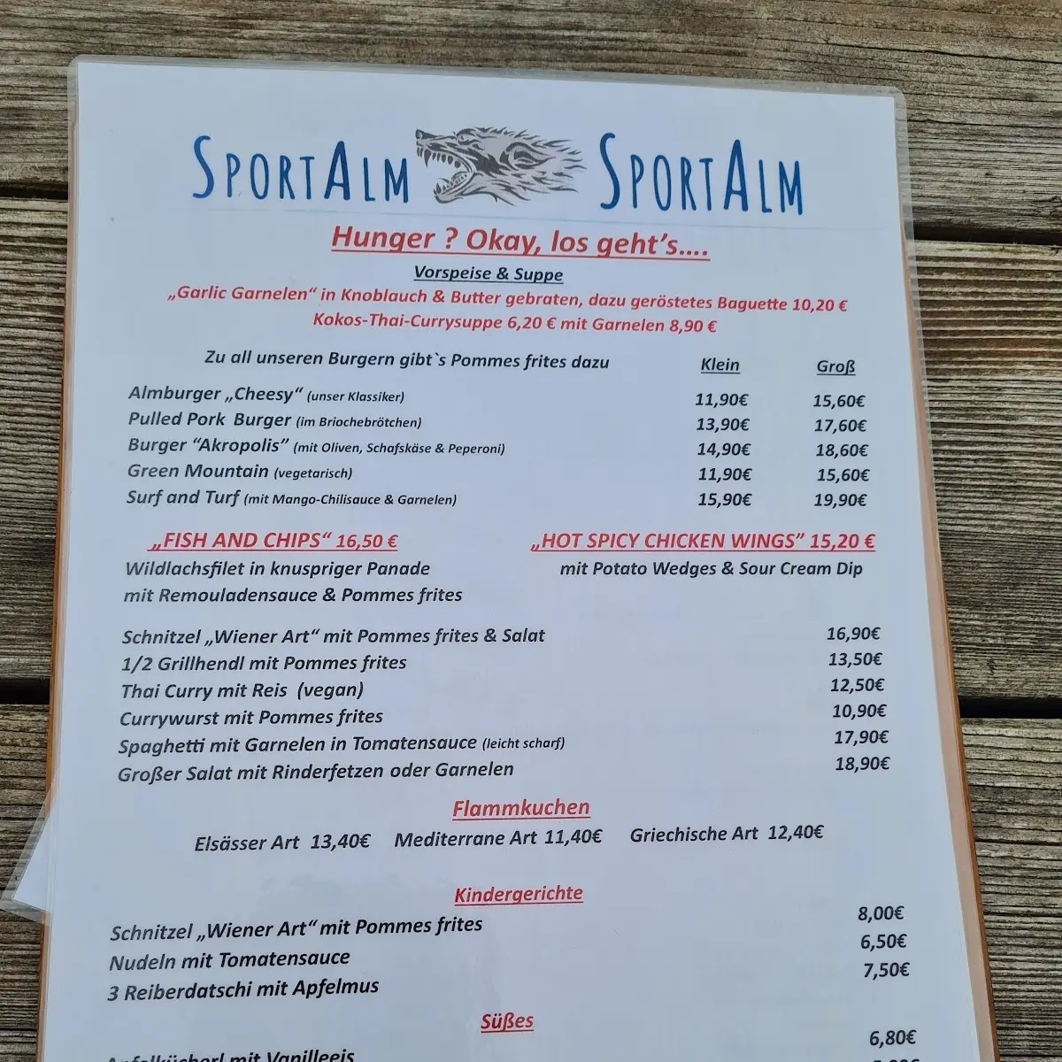 Speisekarte photo 1