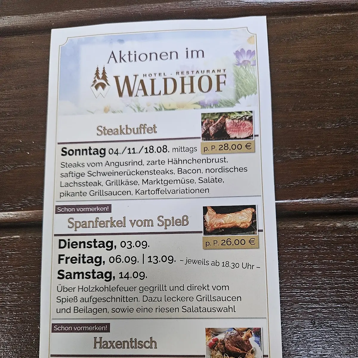 Speisekarte photo 2