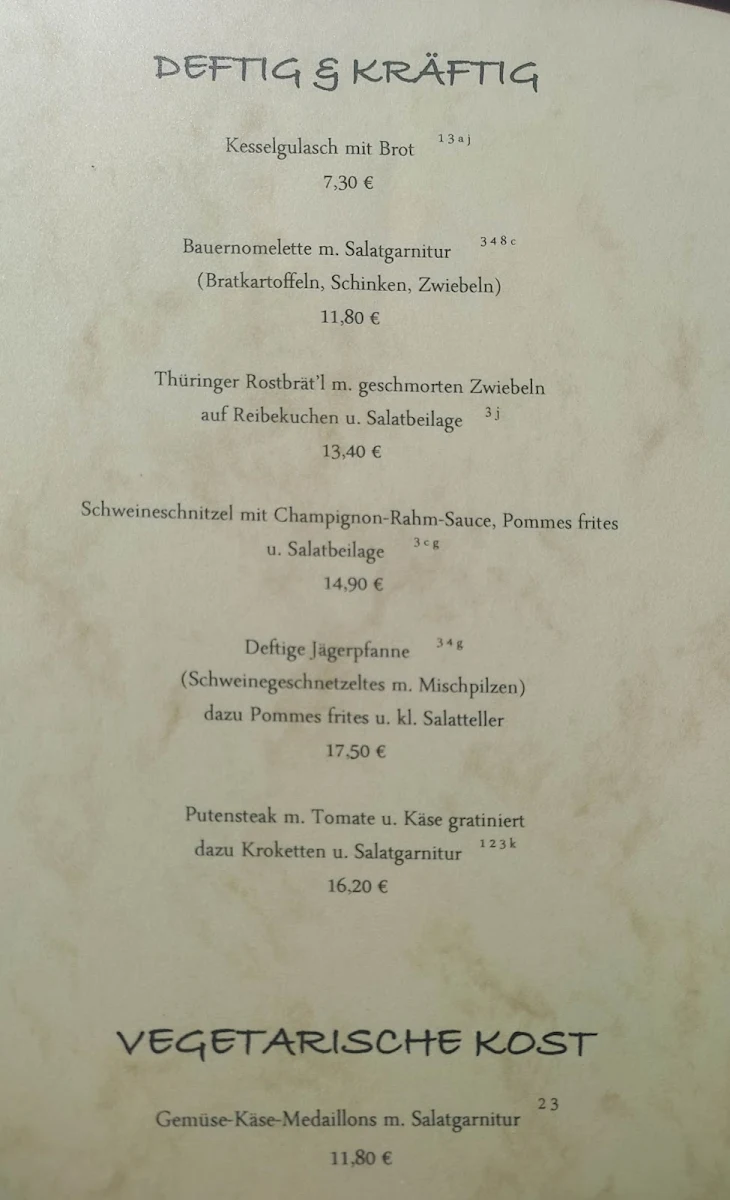 Speisekarte photo 1
