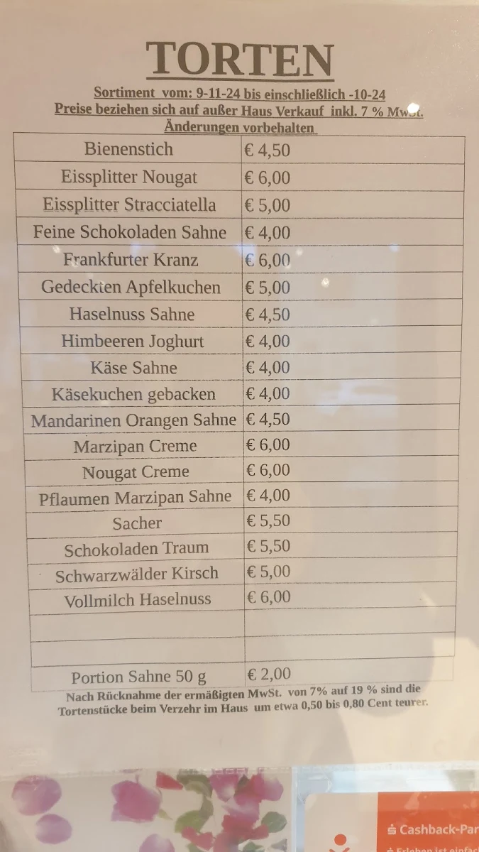 Speisekarte photo 1