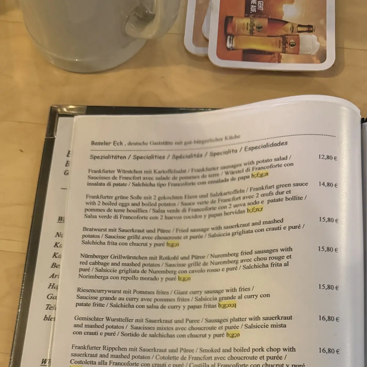 Speisekarte photo 7