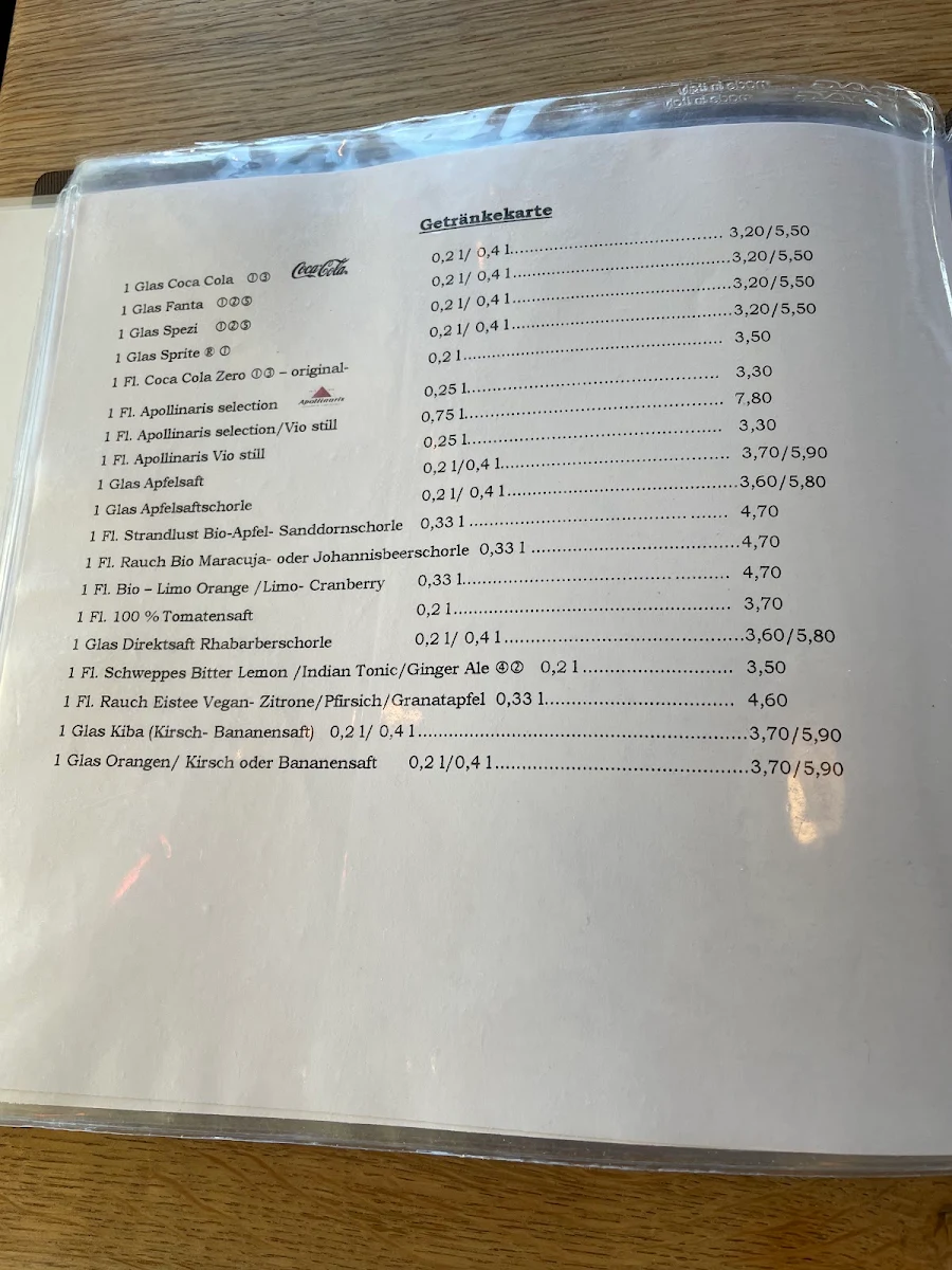 Speisekarte photo 1