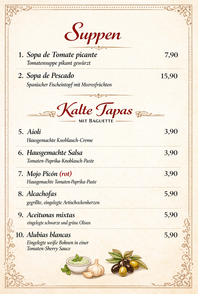 Speisekarte photo 3