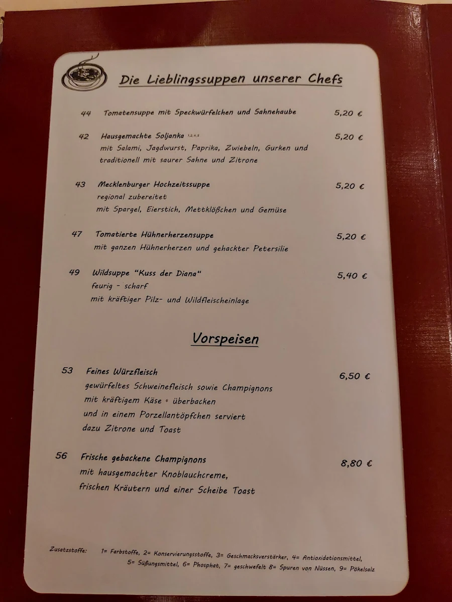 Speisekarte photo 2