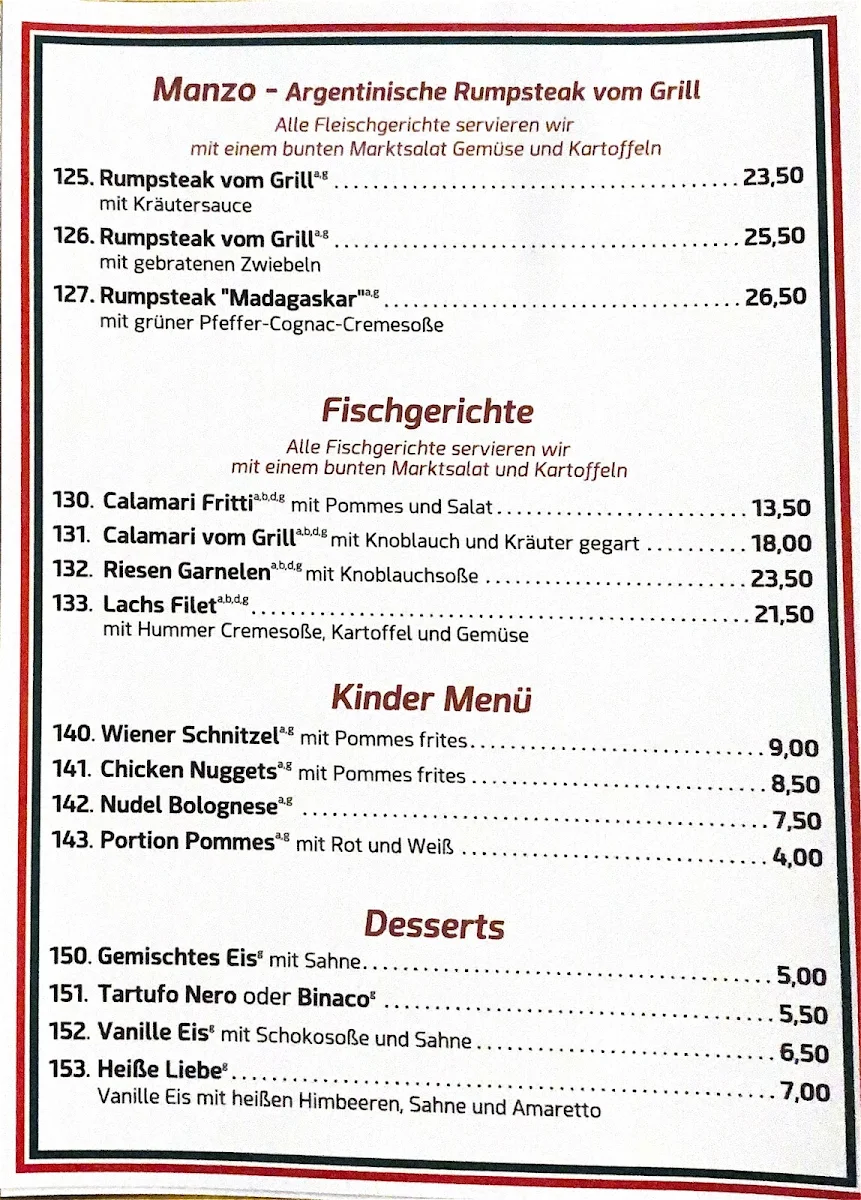 Speisekarte photo 2