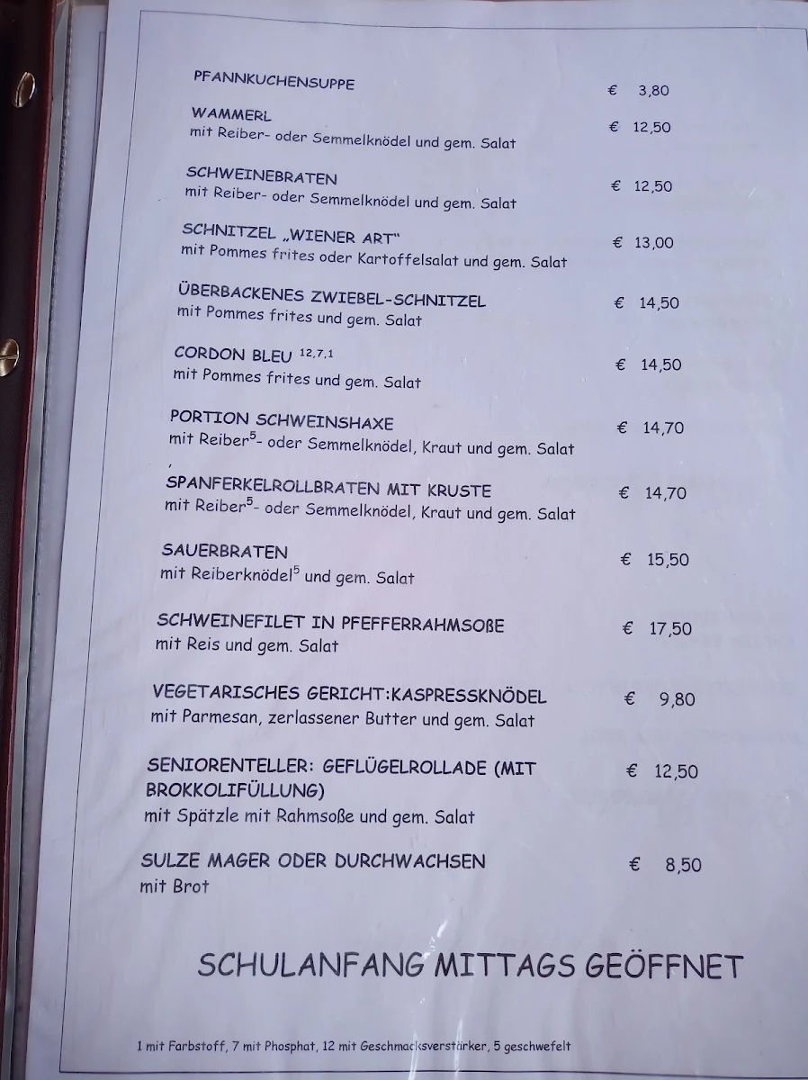 Speisekarte photo 1