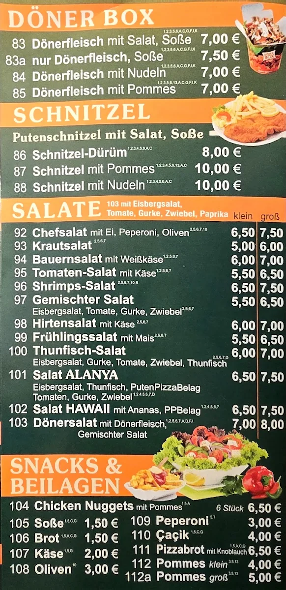 Speisekarte photo 2