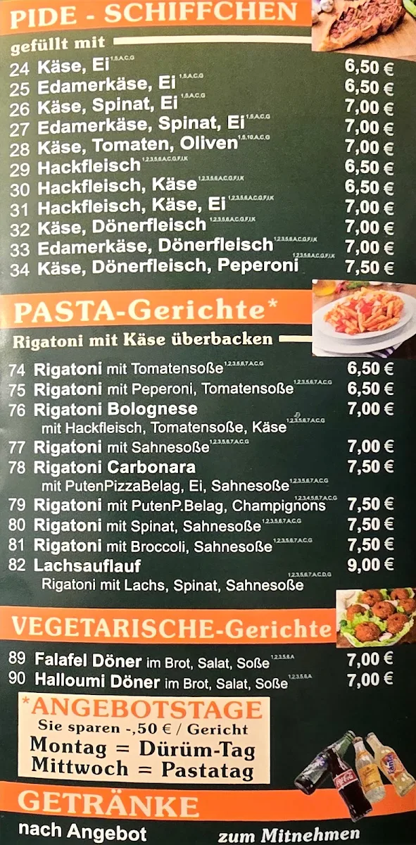 Speisekarte photo 3
