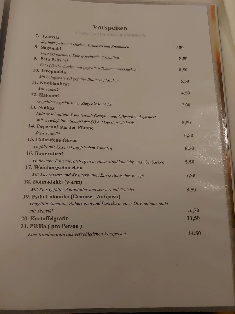 Speisekarte photo 3